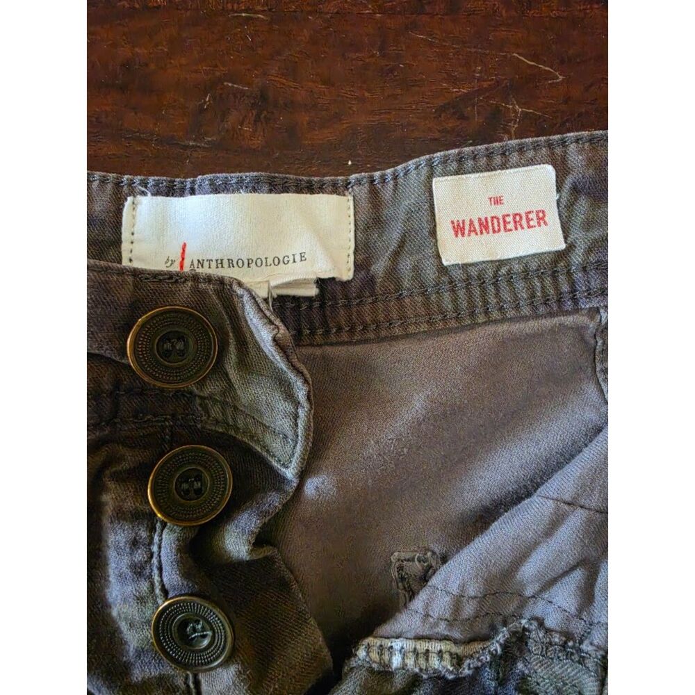 Anthropologie Wanderer Camo Shorts Size 26 - Picture 2 of 6